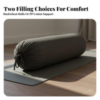 Breathable Material Iyengar Mind-Body Practice Support Pillow Ergonomic Design Mind-Body Practice Support Pillow Machine Washable Cover