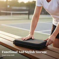 Pickleball Paddle Case Large Capacity Pickleball Paddle Bag Sports Accessory Foam Material Shock-Absorbing for Travel