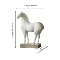 Horse Figurine Sophisticated Decorative Horse Figurine Handcrafted Decor for Desk, Office