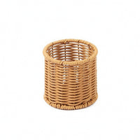 Pen Holder Cylindrical Woven Pencil Holder Boho for Vanity, Artists