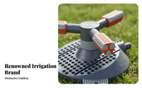 Large Area Coverage 360 Degree Rotating Sprinkler Weatherproof 360 Degree Water Sprinkler Long-Lasting for Homeowners, Kids, Outdoor