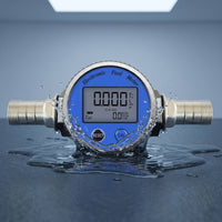 Electronic Impeller Volume Meter Industrial Volume Meter with Digital Screen Non-Viscous Flowmeter for Plumbers, Plumbing
