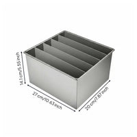 Stainless Steel Knife Box Easy to Clean Commercial Knife Storage Box Space Saving for Chefs