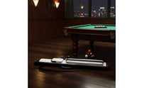 Portable 4-Hole Billiard Cue Tube Divided Interior Oval Billiard Case Adjustable Shoulder Strap Billiards Accessory Long-Lasting for Travel, Tournaments