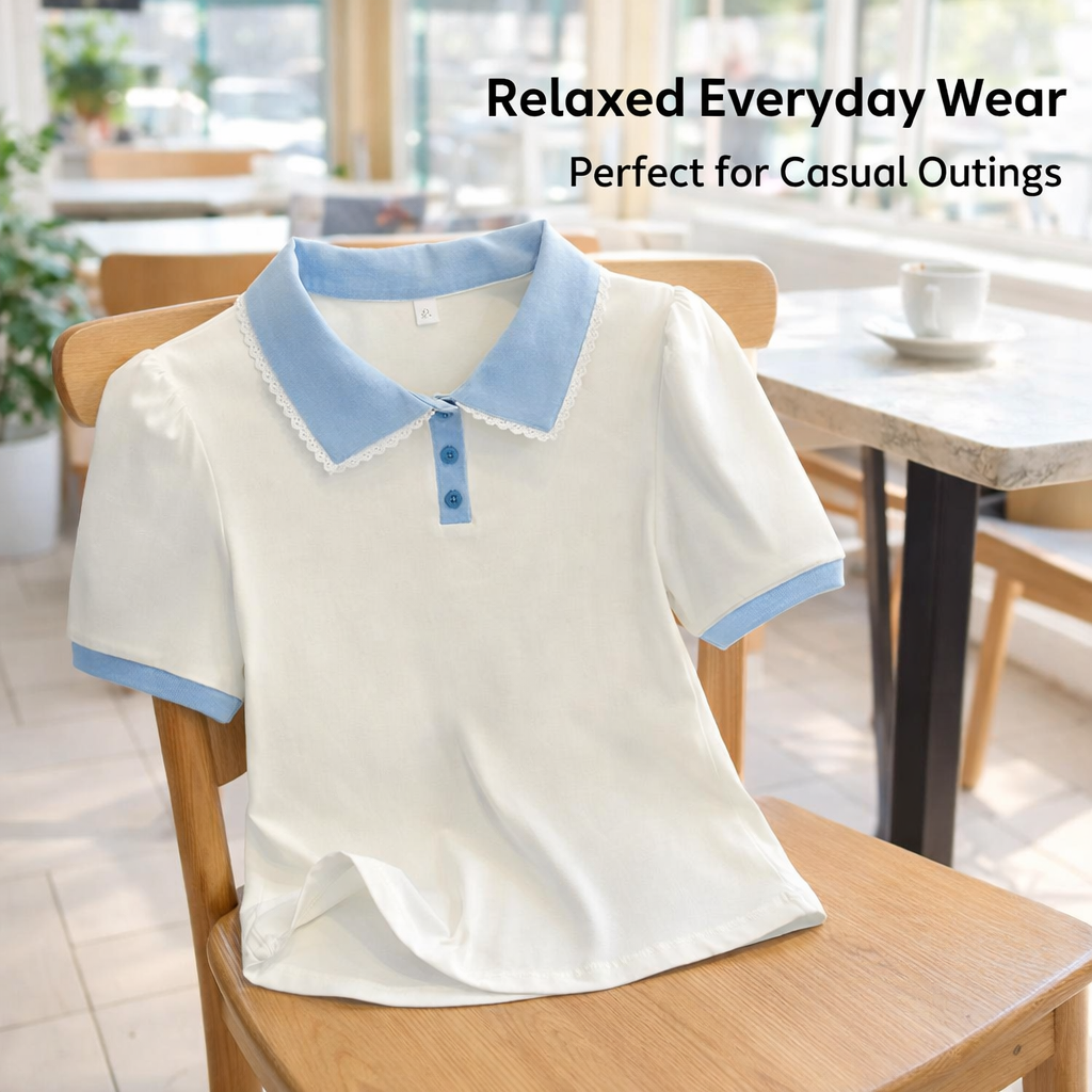 Women Knit Shirts with Faux Two Piece Layered Design for Casual Wear, Plus Size Ladies with Short Sleeve Loose Fit, Tee for Daily