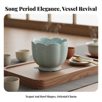 2 Pieces Song Dynasty Design Tea Pitcher Multi-Functional