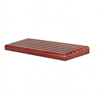 Wooden Medal Display Stand Grooved Slots Commemorative Medal Rack  Finish Tabletop Organizer for Police Officers, Shelf