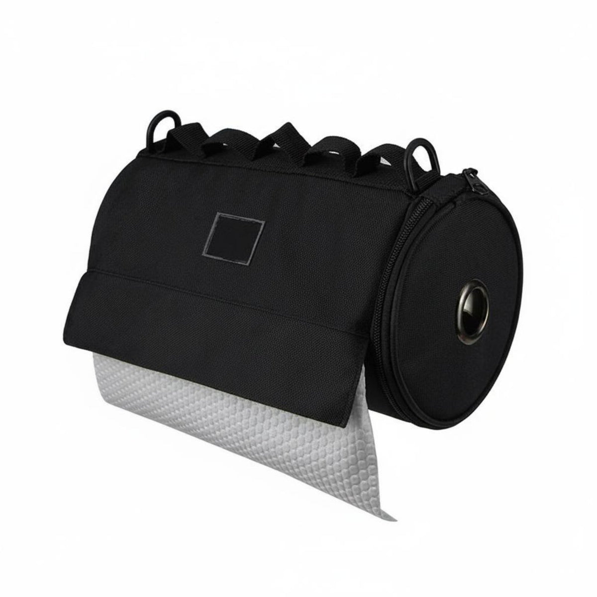 Tissue Storage Bag with Hanging Strap Textured Tissue Storage Organizer Simple to Carry Organizer for Journeyers, Camping, Outdoor Cooking, Picnics