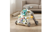 Multifunctional Anti-Tip Design Infant Push Pusher Early Educational Walking Aid for Young Children, Infants