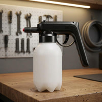 1500 Ml Electric Foam Spray Bottle Type-C Charging Rechargeable Foam Sprayer Black Handle Car Wash Spray Bottle Battery Powered