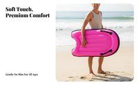 Inflatable Water Board with Handles Large Buoyancy Inflatable Ride Board Handled Paddle Board Waterproof Material