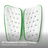 Soccer Shin Guards Impact Resistant Football Shin Pads Hard Shell Protection Sports Leg Guards for Children, Athletes, Outdoor