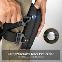 2 Pieces Anti-Slip Construction Knee Pads Wear-Resistant Heavy Duty Work Knee Pads Ergonomic Design for Gardeners, Workers