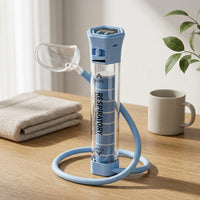 Adjustable Resistance Breathing Recharge-Capable Electronic Breathing Clear Oral Interface