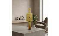 Salon Chair Headrest Bracket Polished Equipment Parts Engraved Detailing