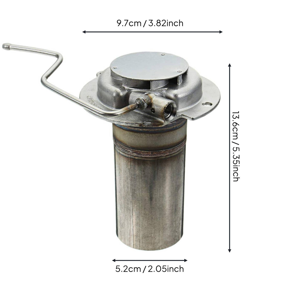 Stainless Steel 5kw Heater Combustion Chamber Heat Resistant D4 Heater Burner Tube for Garage