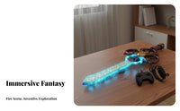Lightweight and Long-Lasting Flying Blade Dr Unique Stable Flight Gesture Control Blade Toy Adjustable Speed for Boys, Kids, Playtime, Park