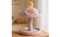 Fuzzy Display Rack Tabletop Rotating Display Stand Cute for Nursery
