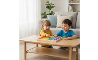 Multiplication Board with Wooden Tiles Hands-on Multiplication Board Game Math Toy Interactive Sturdy for Children, Classroom