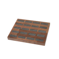 Jewelry Display Stand with Wood Base Velvet Jewelry Display Stand Countertop Multi-Functional for Boutiques, Dressing Tables