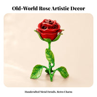 Sculptural Rose-Shaped Incense Burner Decorative Rose Incense Burner Tabletop