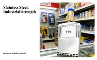Stainless Steel Air Resistant 16-Hole Wide Air Current 16 Hole Dust Blowing Nozzle for Dehydrating, Cleaning, Cooling