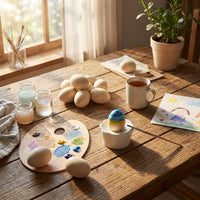 Easter Painting Egg Ready to Paint DIY Decorative Egg Smooth Surface Holiday Decoration for Kids, Children, Classroom Activities, Art Class