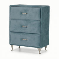 Jewelry Storage Box with Metal Legs Padded Velvet Jewelry Case Practical with Hinged Lid for Nightstand
