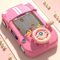 Electric Car Expedition Toy With Music and Sounds Vehicle and Game Console No Blue Light Simulated Driving Toy for Kids, Young Children