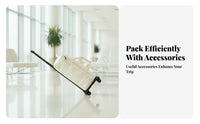 Multifunction Travel Bag Extending Handle Trolley Duffel Bag Multiple Compartments