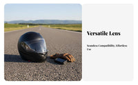Anti-Fog Motorcycle Helmet Visor Protection Helmet Windshield Windproof Crystal-Clear