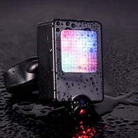 Long Battery Life Waterproof LED Cycle Warning Light Multiple Modes Laser Cycle Tail Lamp Ultra Bright USB Rechargeable Bike Rear Lamp Strobe for Night Riders, Cyclists