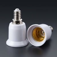 1-3a Rated Current E12 to E27 LED Adapter for Home Lighting, Single Extension Adapter for DIY Lighting, 240v 4a Sockets PBT, 90 240v Bulb Base