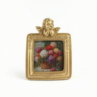 Gilded Ornate Picture Frame Tabletop Vintage Picture Frame Decorative Elegant for Home Decorators, Living Room, Bedroom, Entryway