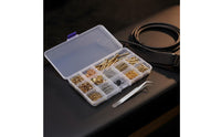 254 Pieces Includes Tweezers Guitar Screw Assortment Long-Lasting Metal Construction Guitar Screw Assortment Kit Portable Luthier Tool Set Easy to Install for Luthiers, Guitarists