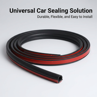 Car Door Seal Strip, Z-Type Rubber Sealing Strip for Doors, Hoods, Trunks, Universal Fit, Noise Insulation, Waterproof, Dustproof