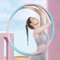 Adjustable Exercise Hoop Gift Idea Detachable Exercise Hoop Double-Layer Padding for Flexibility Training Practice