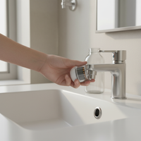 Portable Faucet Water Filter for Travel, Hotel, Dormitory - Easy Installation Tap Purifier
