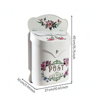 Wall-Mounted Mailbox Decorative Wall-Mounted Mail Box Locking for Office