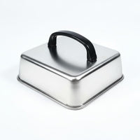 Square Burger Cover Rust Resistant Cheese Melting Dome Professional-Grade Square Basting Cover for Grilling