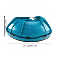 Thick Plastic Grass Guard Reinforced Curved Mower Guard Mounting Clamp Universal-Fit Guard Installation Hardware