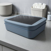 Mesh Lid Box Separate Compartments Double-Layer Breeding Box Mealworm Container Plastic Mesh Breeding Container