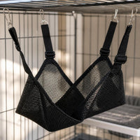 Adjustable Breathable Cat Hammock Bed for Cages - Washable Pet Hanging Nest for All Seasons