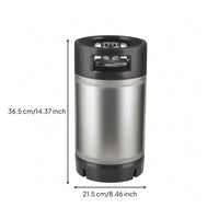 Spring-Latch Keg Carrying Handle Lock Keg Pressure-Relief Beverage Storage