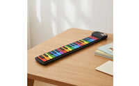 Rolling Piano Keyboard Silicone 37-Key Keyboard Lightweight Rolling Piano for Travel