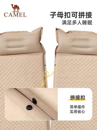 骆驼户外露营便携式防潮垫双人自动充气床垫野营帐篷睡垫地垫