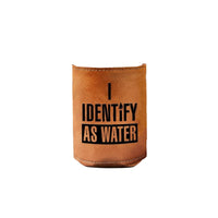 PU Leather Can Sleeve Anti-Drop Insulated Bottle Holder Neoprene Drink Insulator for Parties, Cookouts