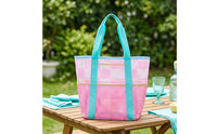 Mesh Beach Bag with Pockets Quick-Dry Mesh Tote Bag Breathable Portable for Swimmers, Gym, Travel