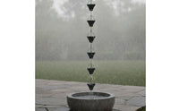 Rain Chain Multi Color Metal Rain Chain Functional Rainwater Catcher
