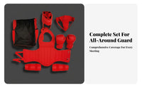 Thick Padding Boxing Safety Set Long-Lasting Material Full Body Protection Kit Wear-Resistant for Boxers, Beginners, Competition, Gym, Dojo